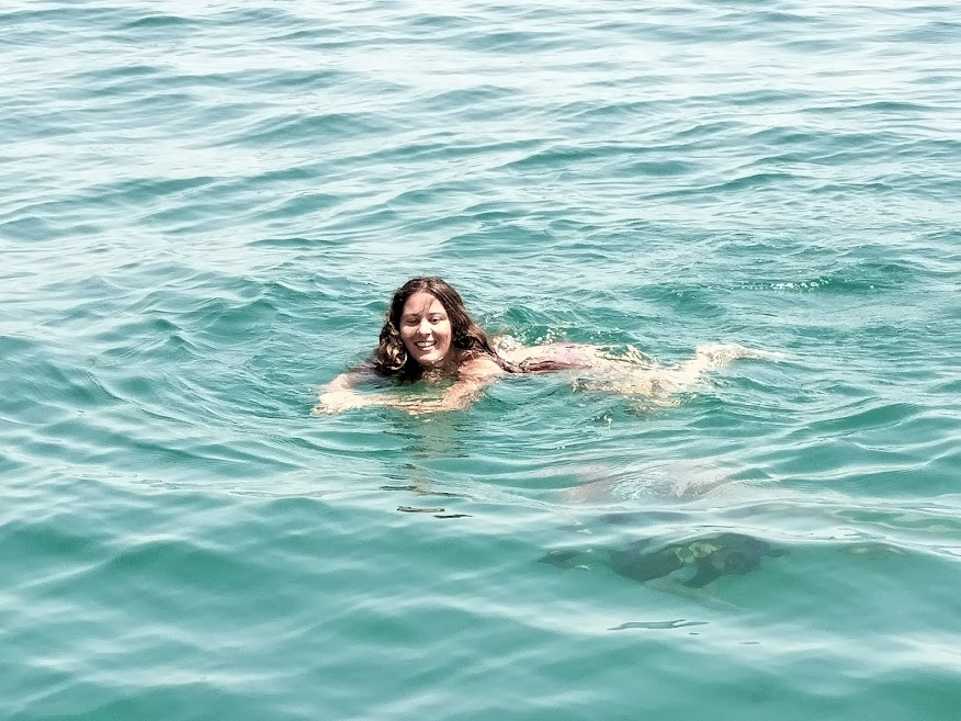 image-1 Clémence Gualy a réussi son défi à la nage contre la cardiomyopathie !